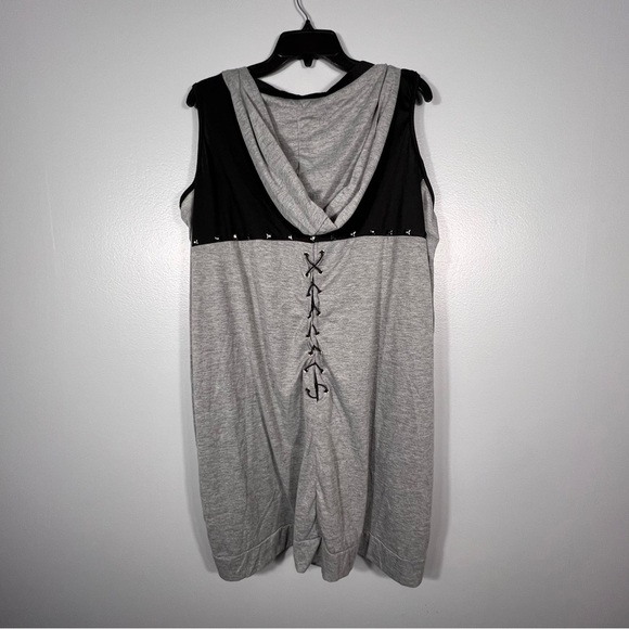 NEW Halloween Dress Plus Size 3X Whimsigoth Hoodie Lace Up Bodice Stretch Comfy - Picture 12 of 12